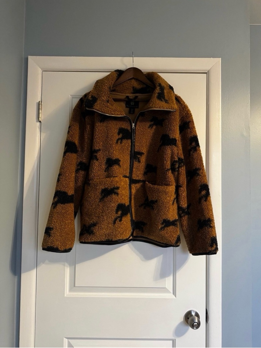 HOUSE OF HARLOW 1960 HORSE PRINT JACKET | NWOT